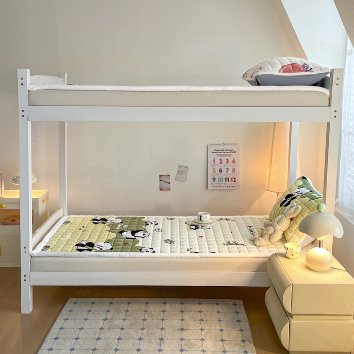 91家纺网 家纺一手货源 找家纺 莉莉安家纺 2025牛奶绒床垫褥子软垫家用加厚宿舍学生单人铺垫被冬季加绒毛毯床褥 熊猫乐乐