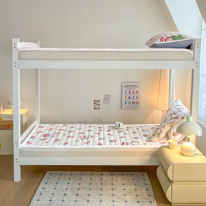 91家纺网 家纺一手货源 找家纺 莉莉安家纺 2025牛奶绒床垫褥子软垫家用加厚宿舍学生单人铺垫被冬季加绒毛毯床褥 郁金花香