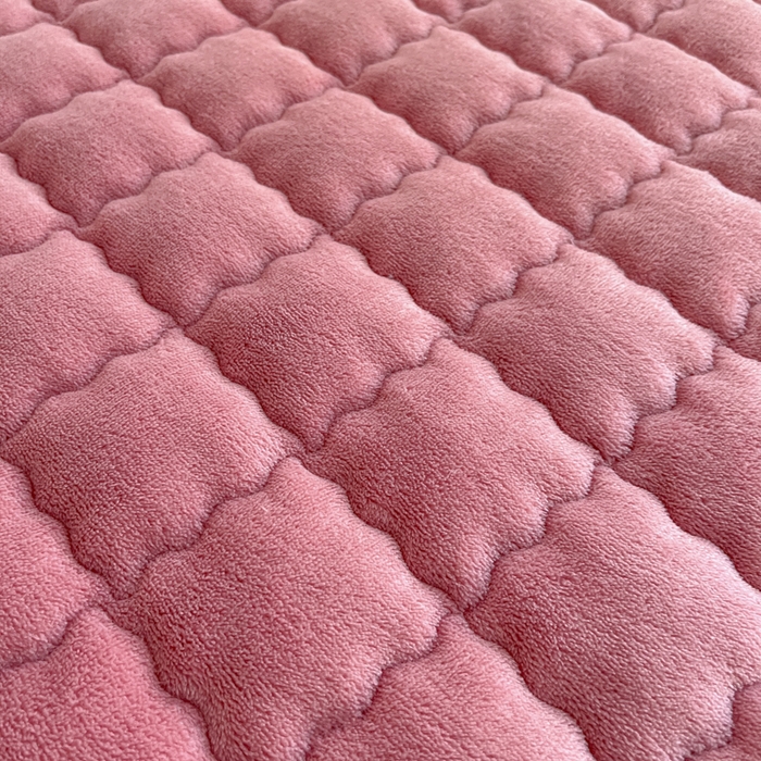 91家纺网 家纺一手货源 找家纺 莉莉安家纺 2025牛奶绒床垫褥子软垫家用加厚宿舍学生单人铺垫被冬季加绒毛毯床褥 豆沙粉