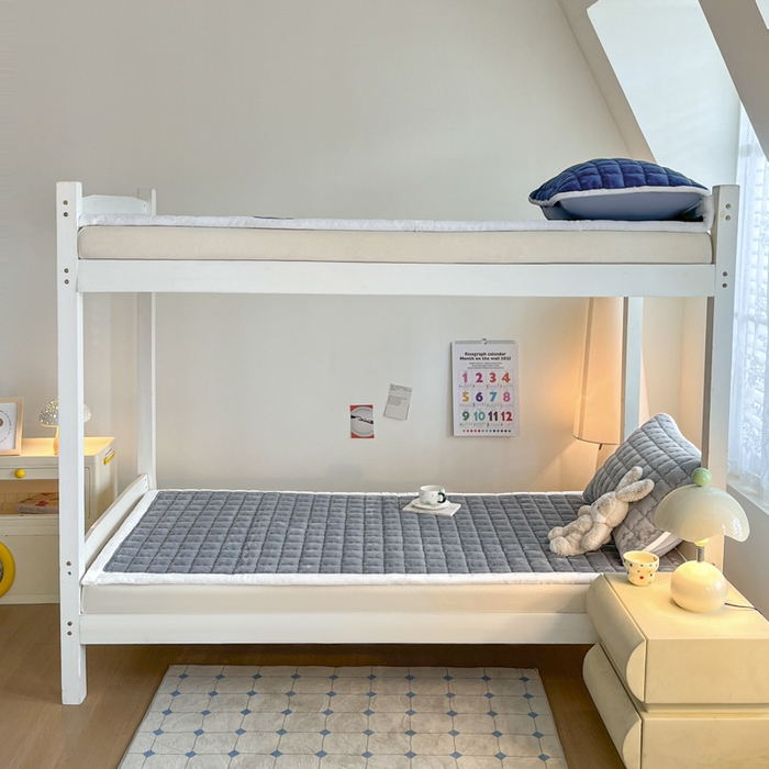 91家纺网 家纺一手货源 找家纺 莉莉安家纺 2025牛奶绒床垫褥子软垫家用加厚宿舍学生单人铺垫被冬季加绒毛毯床褥 高级灰