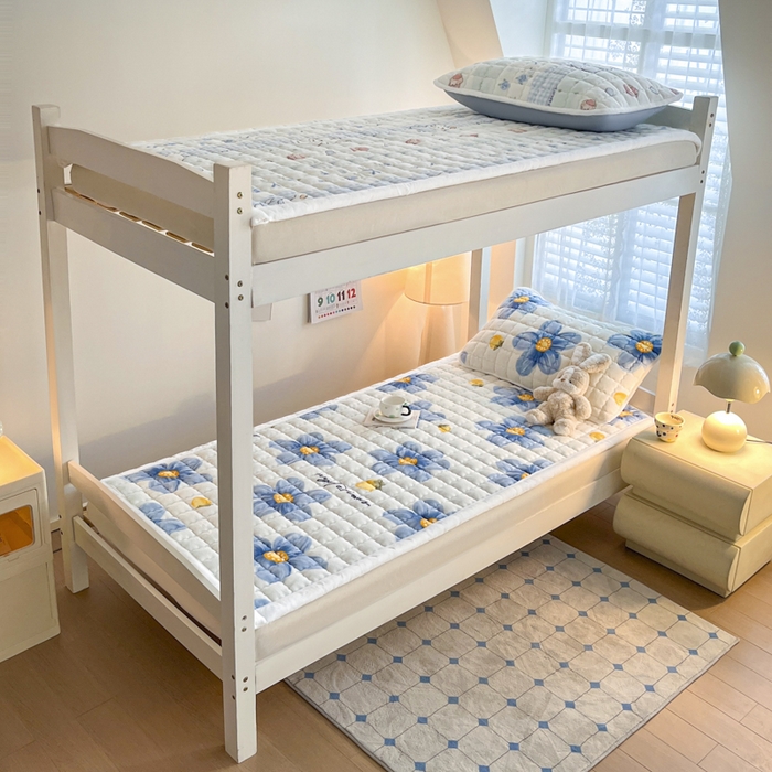 91家纺网 家纺一手货源 找家纺 莉莉安家纺 2025牛奶绒床垫褥子软垫家用加厚宿舍学生单人铺垫被冬季加绒毛毯床褥 春意盎然