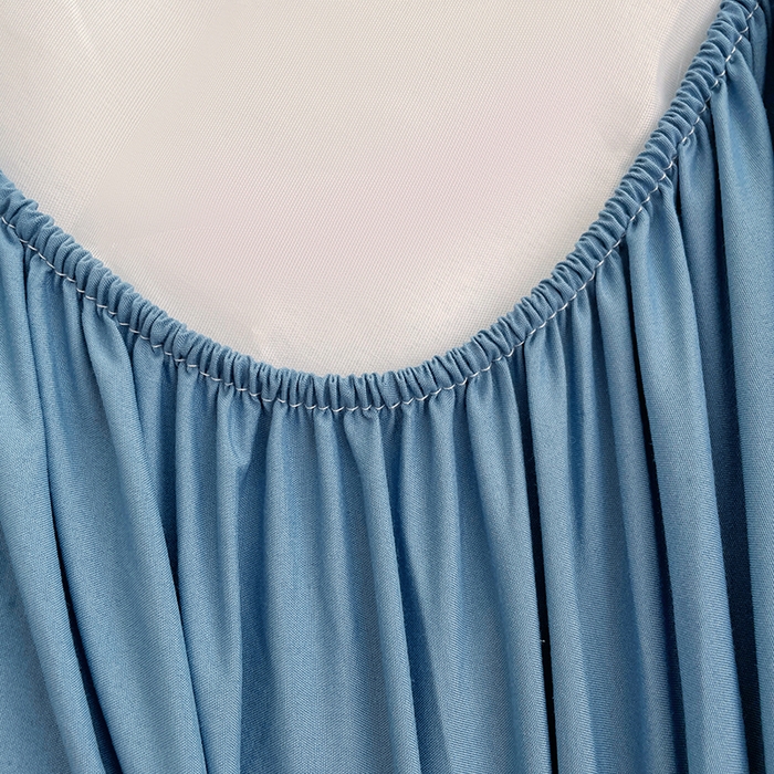 91家纺网 家纺一手货源 找家纺 梦舒羽 2025新款水洗棉刺绣夹棉床笠床笠防滑床罩床垫保护套榻榻米宿舍三件套 蘑菇屋-藏青蓝