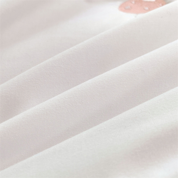 91家纺网 家纺一手货源 找家纺 梦舒羽 2025新款水洗棉刺绣夹棉枕套加厚宿舍学生枕头套枕芯套 蘑菇屋-本白色