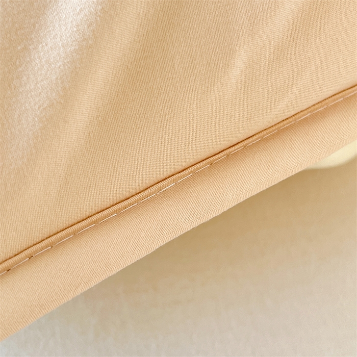 91家纺网 家纺一手货源 找家纺 梦舒羽 2025新款水洗棉刺绣双人夹棉枕套加厚学生情侣1.5m枕头套1.8米枕芯套 蘑菇屋-奶茶咖