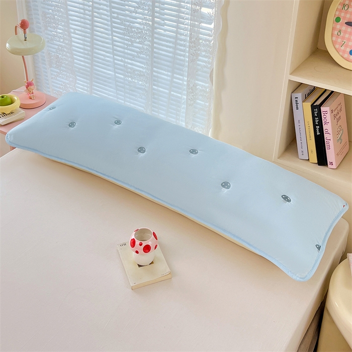 91家纺网 家纺一手货源 找家纺 梦舒羽 2025新款水洗棉刺绣双人夹棉枕套加厚学生情侣1.5m枕头套1.8米枕芯套 蘑菇屋-星空蓝