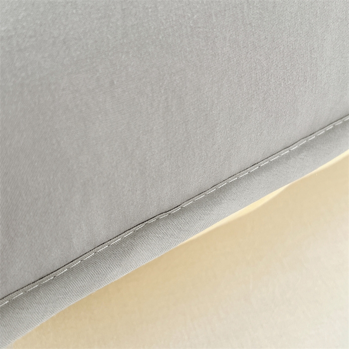 91家纺网 家纺一手货源 找家纺 梦舒羽 2025新款水洗棉刺绣双人夹棉枕套加厚学生情侣1.5m枕头套1.8米枕芯套 蘑菇屋-高级灰