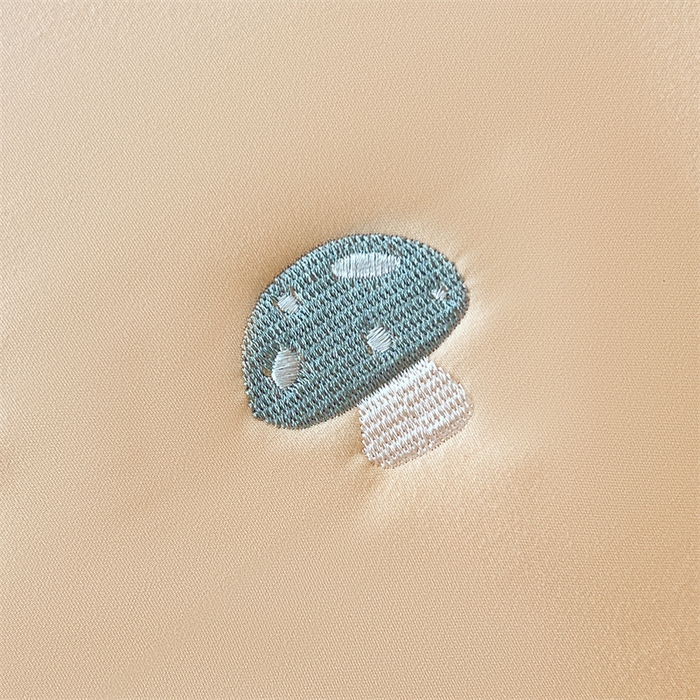 91家纺网 家纺一手货源 找家纺 梦舒羽 2025新款水洗棉刺绣双人夹棉枕套加厚学生情侣1.5m枕头套1.8米枕芯套 蘑菇屋-奶茶咖