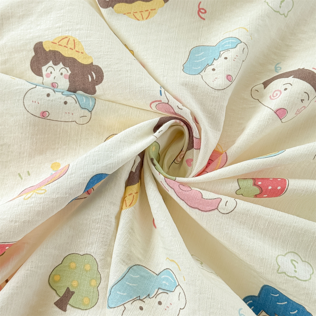 91家纺网 家纺一手货源 找家纺 多品家纺 2025新款超柔云感双层纱单枕套  魔法新新