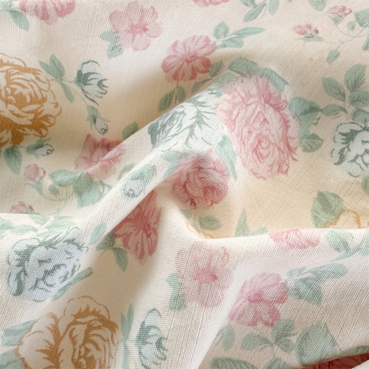 91家纺网 家纺一手货源 找家纺 多品家纺 2025新款超柔云感双层纱单枕套  幽香