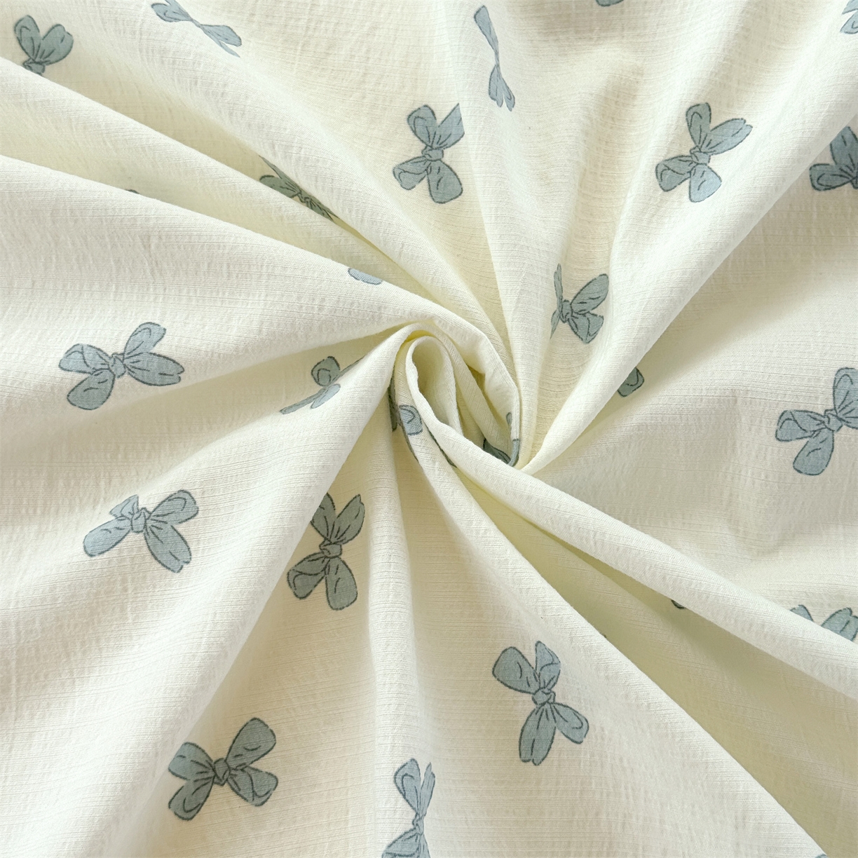 91家纺网 家纺一手货源 找家纺 多品家纺 2025新款超柔云感双层纱单枕套  蓝蝶