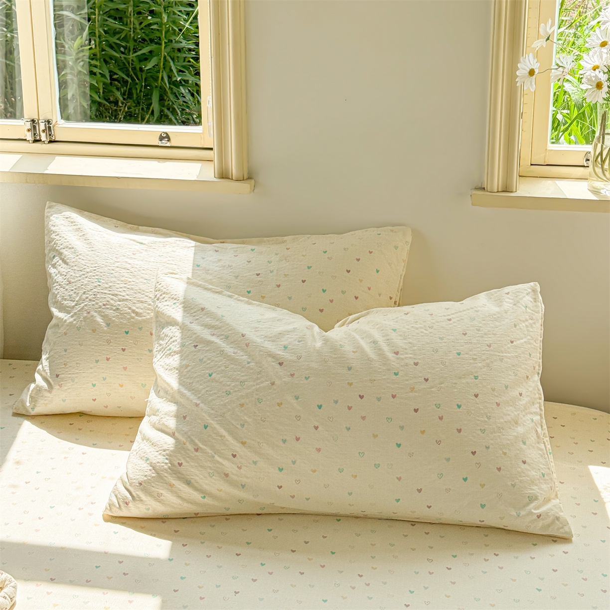 91家纺网 家纺一手货源 找家纺 （总）多品家纺 2025新款超柔云感双层纱单枕套 