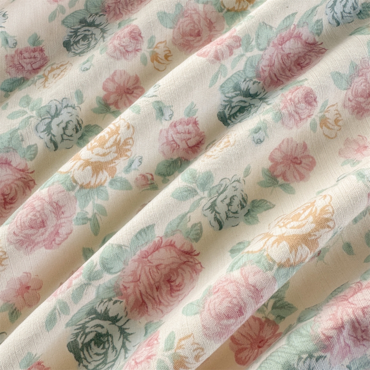 91家纺网 家纺一手货源 找家纺 多品家纺 2025新款超柔云感双层纱单枕套  幽香