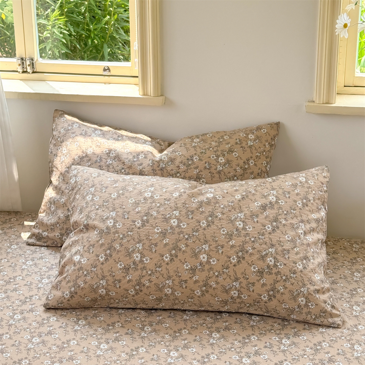 91家纺网 家纺一手货源 找家纺 （总）多品家纺 2025新款超柔云感双层纱单枕套 