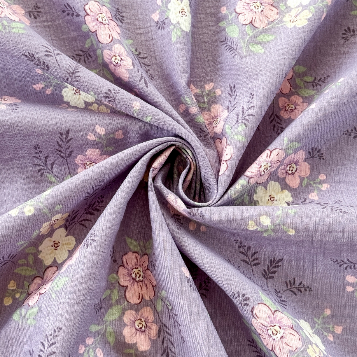 91家纺网 家纺一手货源 找家纺 多品家纺 2025新款超柔云感双层纱单枕套  紫烟