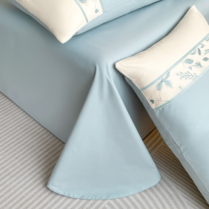 91家纺网 家纺一手货源 找家纺 （总）桃园 2025新款纯棉全棉长绒棉磨毛不掉毛四件套高端礼盒--花漾系列（包含买家秀）