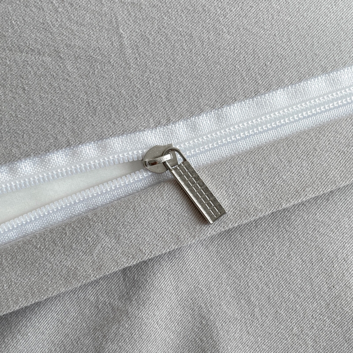 91家纺网 家纺一手货源 找家纺 桃园 2025新款纯棉全棉长绒棉磨毛不掉毛四件套高端礼盒--花漾系列（包含买家秀） 绅士灰