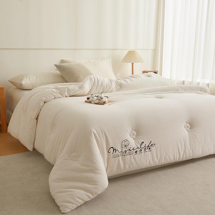 91家纺网 家纺一手货源 找家纺 （总）阳光被业 2025新款100%纯棉面料棉花冬被填充物100%棉花春秋被全棉学生被