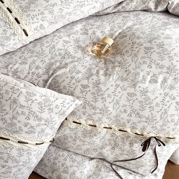 91家纺网 家纺一手货源 找家纺 可思家纺2025新款云感木棉皱皱纱四件套 贝拉