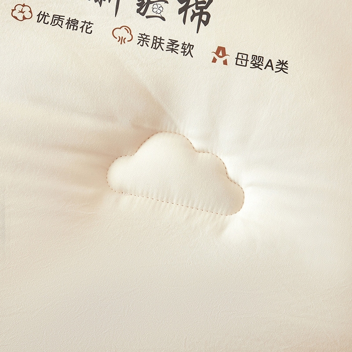 91家纺网 家纺一手货源 找家纺 鸣创 2025新款100%新疆棉花被无印风冬被被芯立体被子春秋被直播 新疆棉-米白