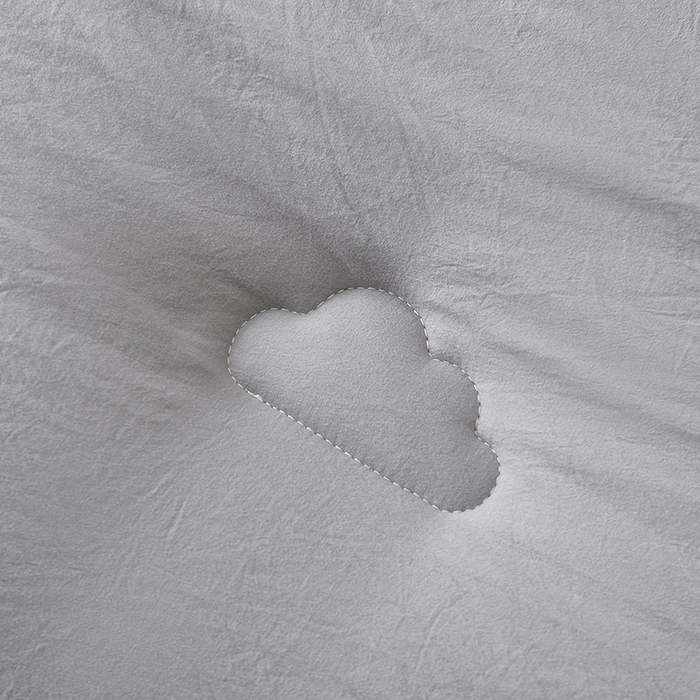 91家纺网 家纺一手货源 找家纺 鸣创 2025新款100%新疆棉花被无印风冬被被芯立体被子春秋被直播 新疆棉-灰色