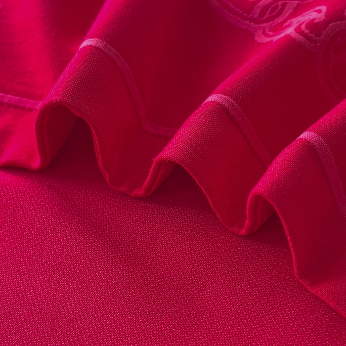 91家纺网 家纺一手货源 找家纺 悦然毛巾被 2025新款婚庆大红三层全棉纱布枕套 永结同心