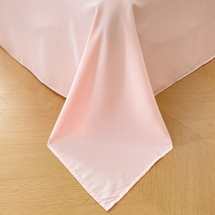 91家纺网 家纺一手货源 找家纺 （总）易禾家纺 2025新款韩版小清新毛巾绣水洗棉四件套学生宿舍三件套铃兰小兔系列（专板花型）