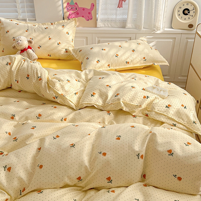 91家纺网 家纺一手货源 找家纺 （总）布可家纺 2025新款水洗磨毛印花四件套