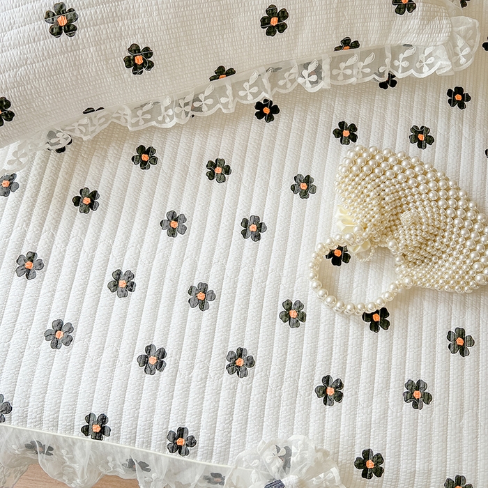 91家纺网 家纺一手货源 找家纺 （总）麒豆豆 2025新款泡泡棉印花床笠