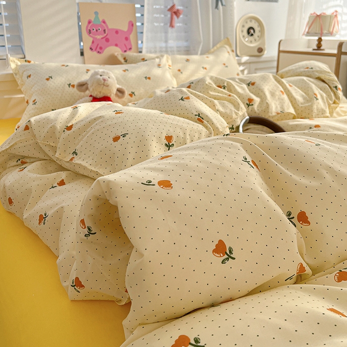 91家纺网 家纺一手货源 找家纺 （总）布可家纺 2025新款水洗磨毛印花四件套