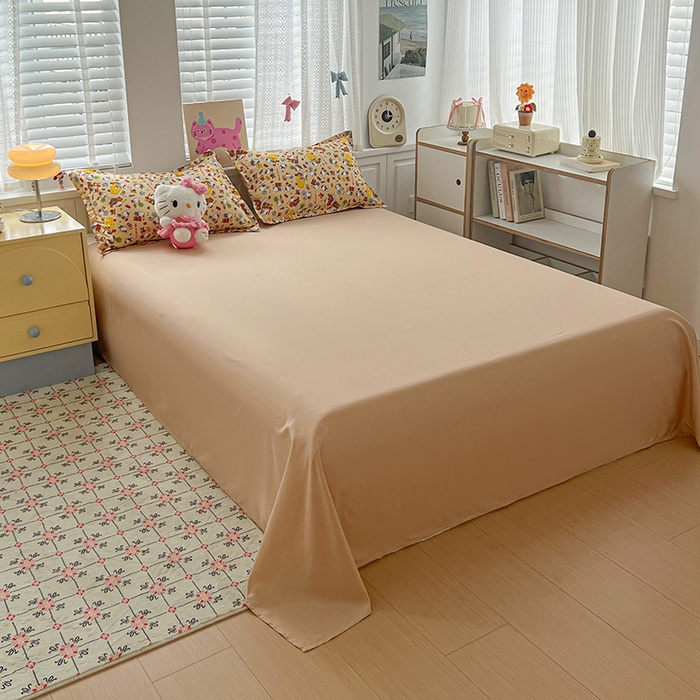 91家纺网 家纺一手货源 找家纺 布可家纺 2025新款水洗磨毛印花四件套 Kt乐园