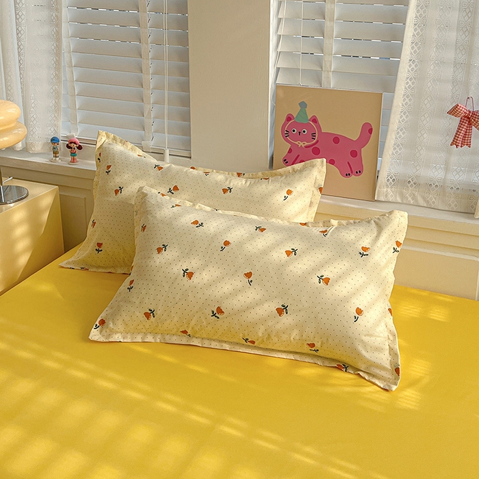 91家纺网 家纺一手货源 找家纺 布可家纺 2025新款水洗磨毛印花四件套 睡梦