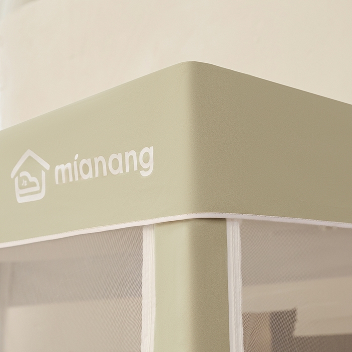 91家纺网 家纺一手货源 找家纺 卓尔居 2025新款学生遮光床帘蚊帐-遮光大师系列 米色