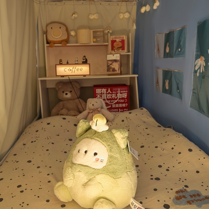 91家纺网 家纺一手货源 找家纺 卓尔居 2025新款学生遮光床帘卡通ZR学生蚊帐 天蓝-Blue弹！