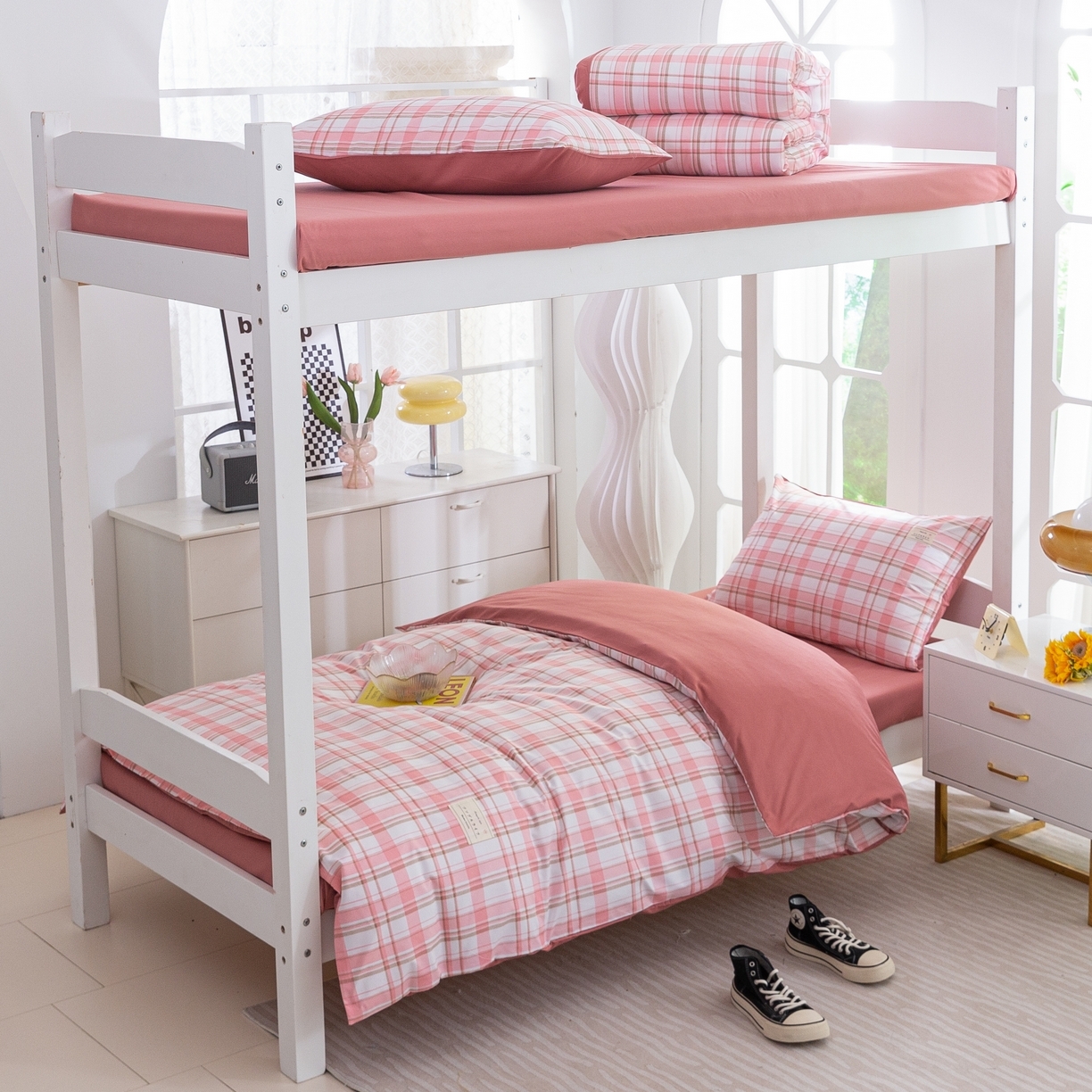 91家纺网 家纺一手货源 找家纺 （学生季）简冠 2025新款直播电商学生宿舍三件套多件套大礼包床垫被芯