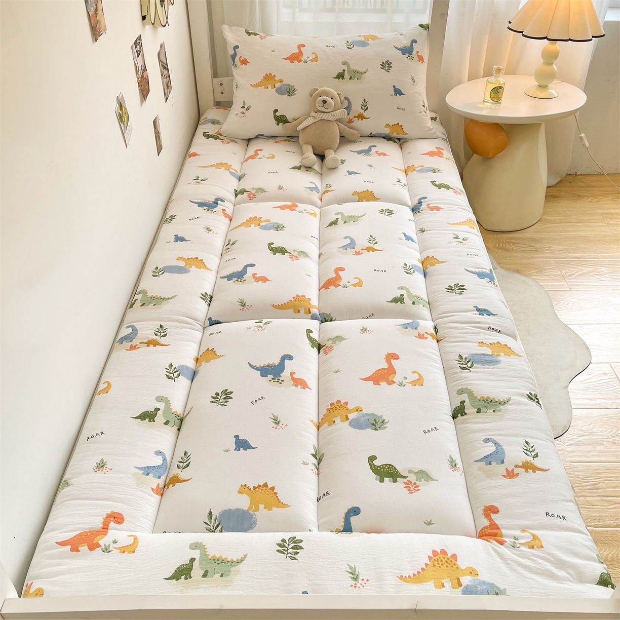 91家纺网 家纺一手货源 找家纺 （总）雯豆2025秋冬新品棉花床褥学生宿舍床垫床护垫加厚双层纱大学生床褥子