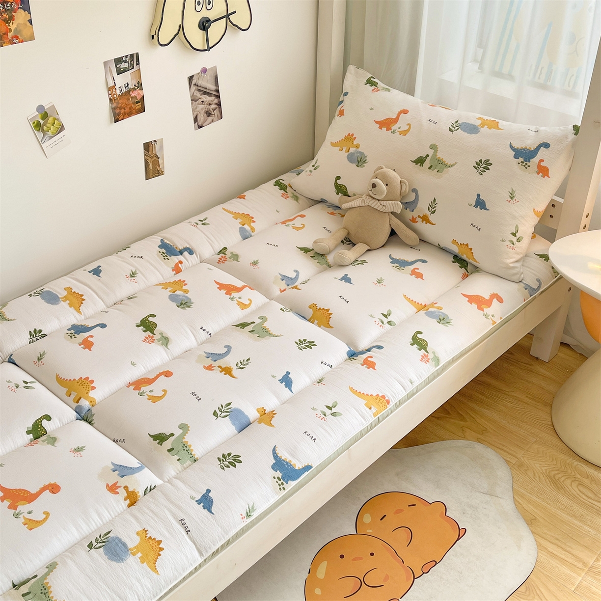 91家纺网 家纺一手货源 找家纺 （总）雯豆2025秋冬新品棉花床褥学生宿舍床垫床护垫加厚双层纱大学生床褥子