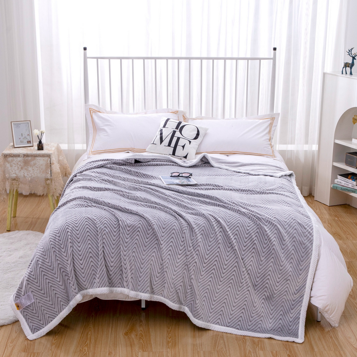 91家纺网 家纺一手货源 找家纺 来菲毛毯 2025新款3D雕花法兰绒毛毯 山陵