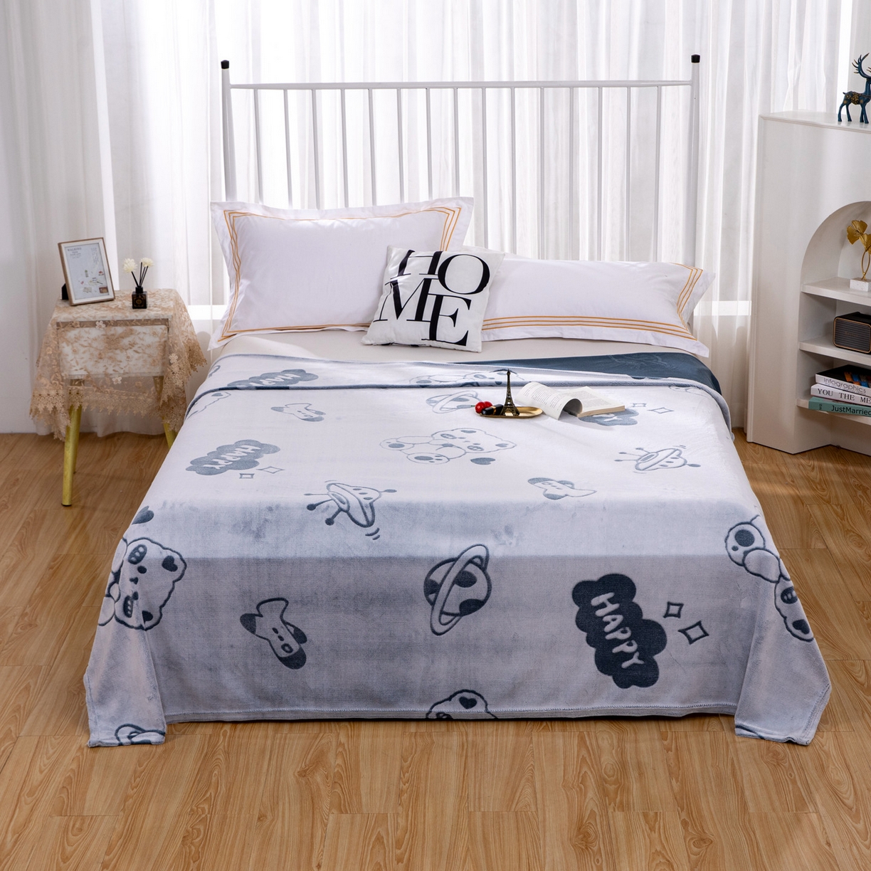 91家纺网 家纺一手货源 找家纺 （总）来菲毛毯 2025新款牛奶绒冬季加厚床单家用双人/单人柔软亲肤床单