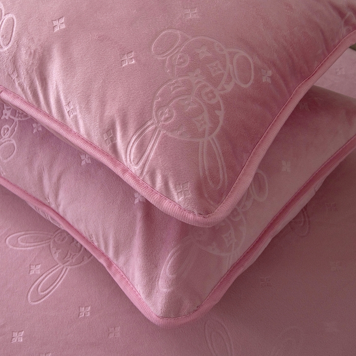 91家纺网 家纺一手货源 找家纺 茗婷2025茗婷水晶绒保暖防水枕套供跨境外贸亚马逊外贸尺寸不支持退货 豆沙