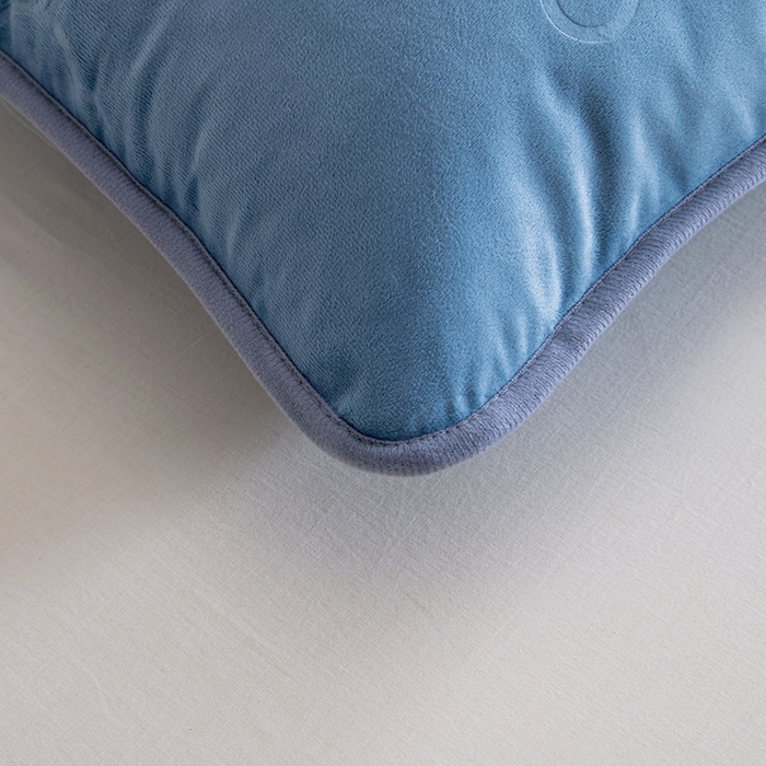 91家纺网 家纺一手货源 找家纺 茗婷2025茗婷水晶绒保暖防水枕套供跨境外贸亚马逊外贸尺寸不支持退货 湖蓝色