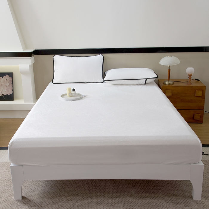 91家纺网 家纺一手货源 找家纺 （总）茗婷2025水晶绒保暖防水床笠供跨境外贸亚马逊外贸尺寸不支持退货