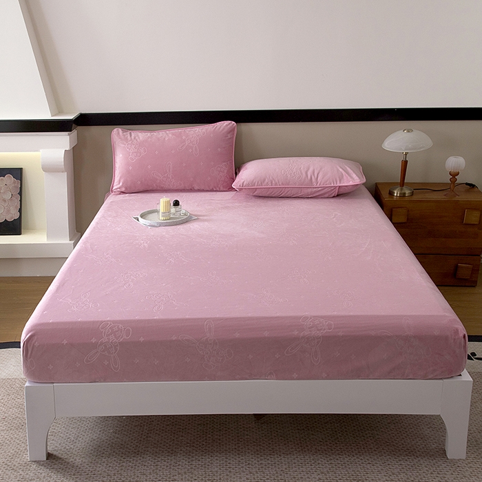 91家纺网 家纺一手货源 找家纺 （总）茗婷2025水晶绒保暖防水床笠供跨境外贸亚马逊外贸尺寸不支持退货