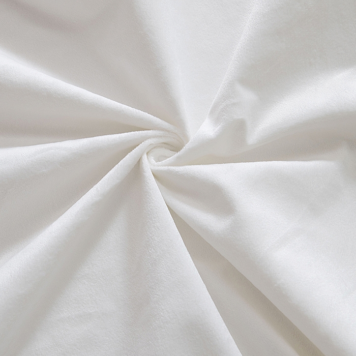 91家纺网 家纺一手货源 找家纺 茗婷2025水晶绒保暖防水床笠供跨境外贸亚马逊外贸尺寸不支持退货 典雅白