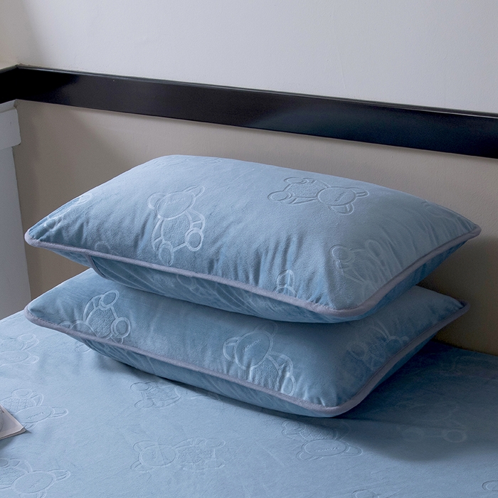 91家纺网 家纺一手货源 找家纺 茗婷2025水晶绒保暖防水床笠供跨境外贸亚马逊外贸尺寸不支持退货 湖蓝色