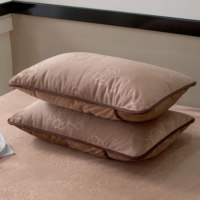 91家纺网 家纺一手货源 找家纺 茗婷2025水晶绒保暖防水床笠供跨境外贸亚马逊外贸尺寸不支持退货 深咖色