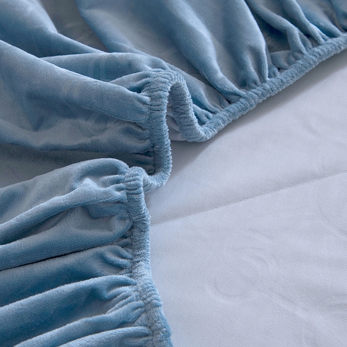 91家纺网 家纺一手货源 找家纺 （总）茗婷2025水晶绒保暖防水床笠供跨境外贸亚马逊外贸尺寸不支持退货