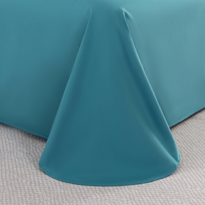 91家纺网 家纺一手货源 找家纺 （总）纯色雨家纺2025新款高端全棉四件套数码印花斜纹纯棉直播轻奢套件三件套【礼盒包装】