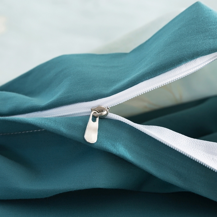 91家纺网 家纺一手货源 找家纺 （总）纯色雨家纺2025新款高端全棉四件套数码印花斜纹纯棉直播轻奢套件三件套【礼盒包装】