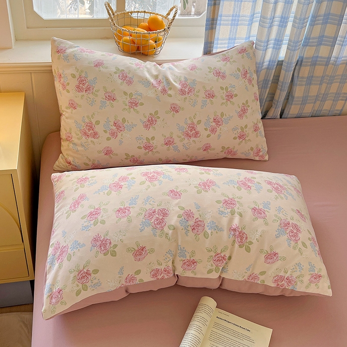 91家纺网 家纺一手货源 找家纺 名品家纺 2025新款加厚高克重人字纹优卡棉双层纱提花四件套（提供买家秀） 露丝