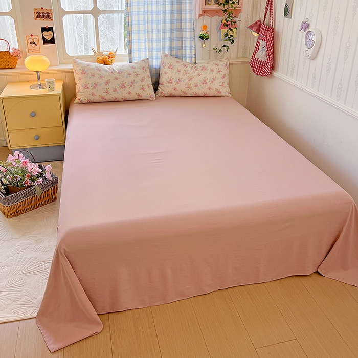 91家纺网 家纺一手货源 找家纺 名品家纺 2025新款加厚高克重人字纹优卡棉双层纱提花四件套（提供买家秀） 露丝